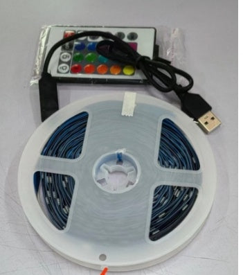 Tiras de luces LED RGB inteligentes con control remoto y aplicación: transforma tu habitación al instante.